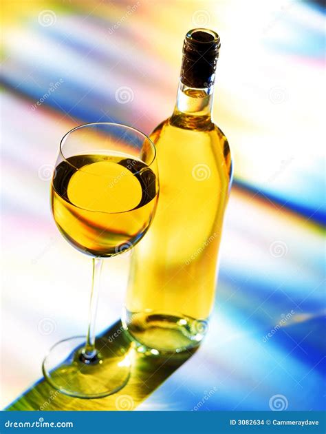 Wine Bottle and Glass stock photo. Image of glass, bottle - 3082634