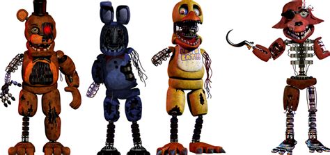 Destroyed Animatronics by MrFnafEditor on DeviantArt