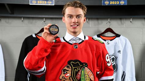 Connor Bedard begins development camp with Chicago Blackhawks - ABC7 ...