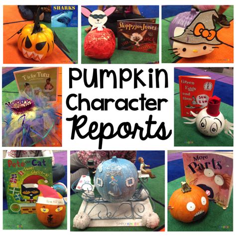 Pumpkin Book Reports - Last Year's Pumpkins! - Simply Kinder