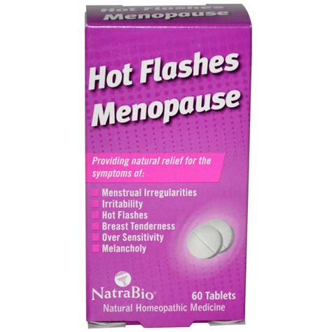 NatraBio Hot Flashes Menopause, 60 Tablets - Walmart.com