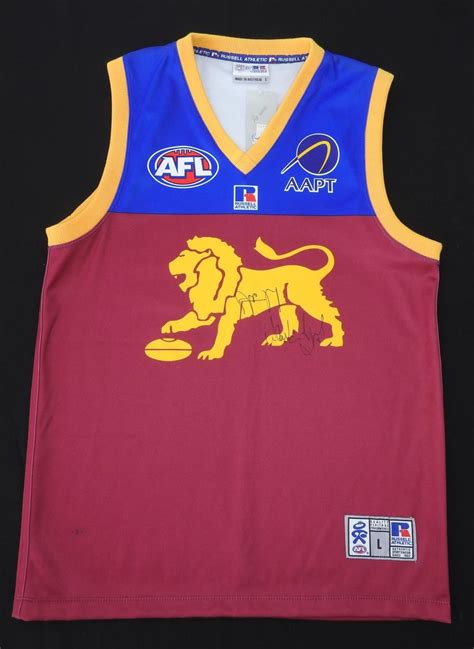 Lot - Signed Brisbane Lions AFL Jersey - Rare