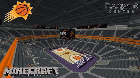 MINECRAFT | FOOTPRINT CENTER | THE HOME OF THE PHOENIX SUNS | NBA ARENAS - YouTube