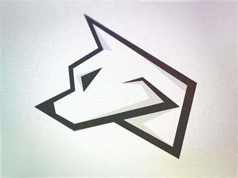 Wolf Logo - WIP | Simple logo design, Pet logo design, Logo design