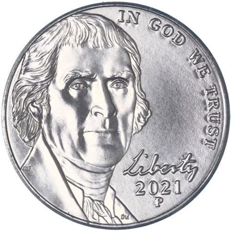 2021 P JEFFERSON NICKEL - For Sale, Buy Now Online - Item #644163