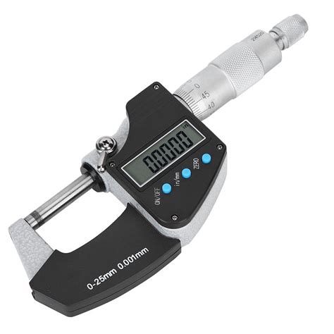 Micrometer, Electronic Micrometer, 0.001mm Accuracy Metric Imperial With Reset Function For ...