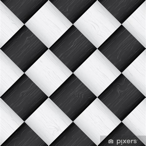 Wall Mural Seamless chess board texture - PIXERS.US