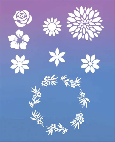 Hibiscus Flower Stencil Pattern | Best Flower Site