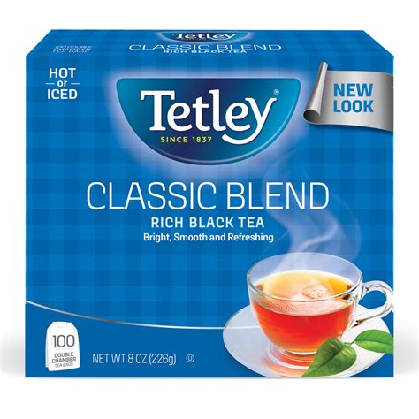 Tetley, Classic Blend, Black Tea Bags, 100 Count - Walmart.com