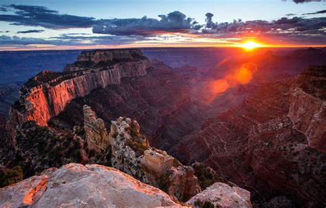 Grand Canyon Sunset Wallpapers - 4k, HD Grand Canyon Sunset Backgrounds ...