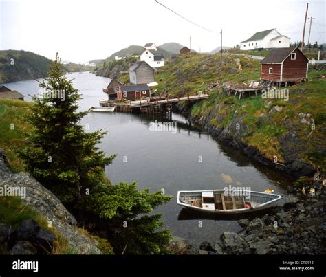 Fishing Villages in Newfoundland and Labrador; Eastern Canada,East Stock Photo, Royalty Free ...