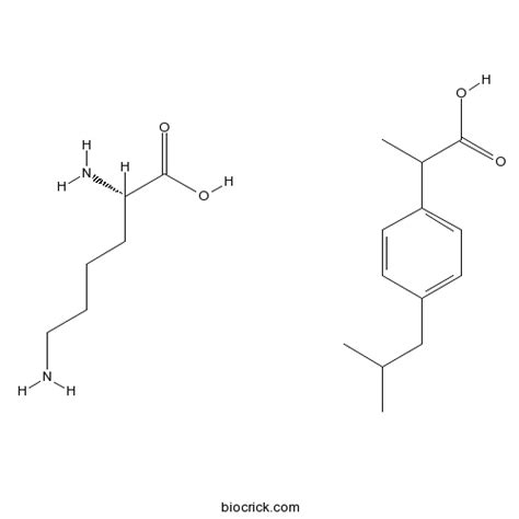 Ibuprofen Lysine | CAS:57469-77-9 | COX inhibitor | High Purity | Manufacturer BioCrick