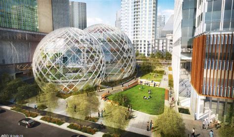 Amazon Plans Futuristic Glass Sphere Building for New Seattle Headquarters