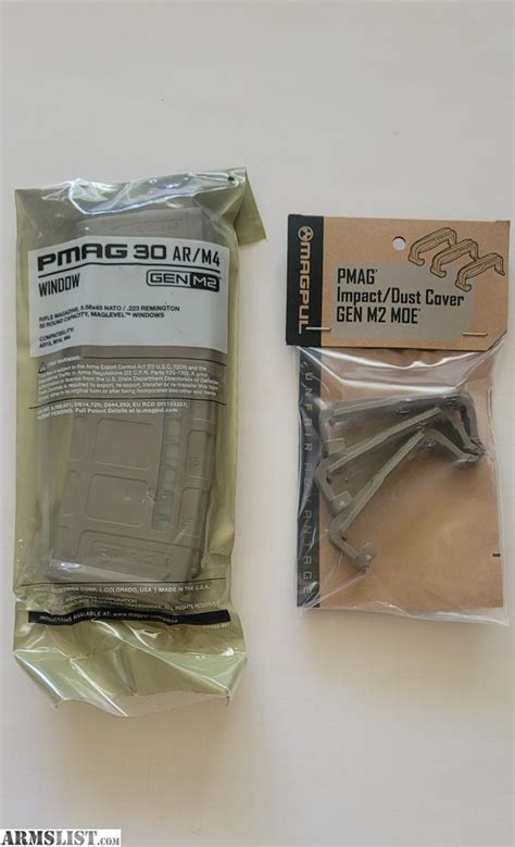 ARMSLIST - For Sale: MagPul PMag Gen 2 MOE FDE WINDOW W/ DUST COVERS 5.56 AR-15 Magazines PMags ...