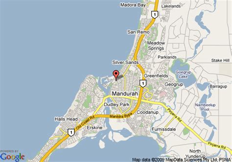 Mandurah Map