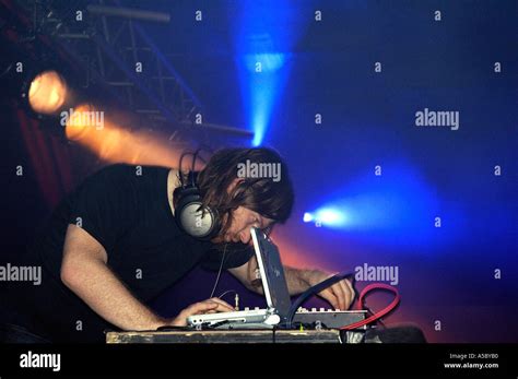 Aphex Twin performing live on stage Stock Photo: 3678127 - Alamy