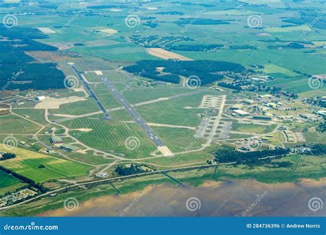 Military Air Base Aerial View Stock Photo - Image of transport ...