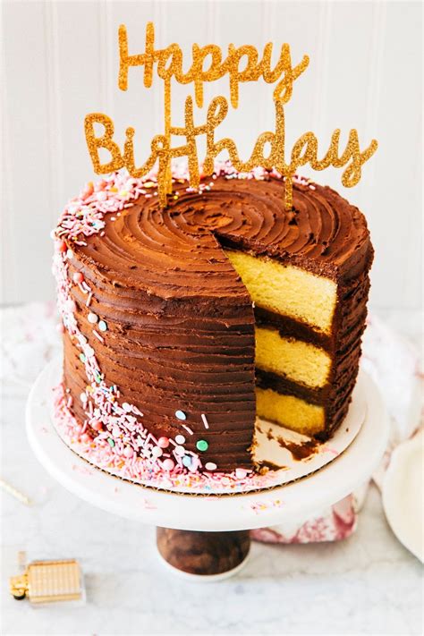 old fashioned yellow birthday cake » Hummingbird High