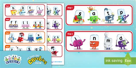 FREE! - Alphablocks Phonics Strip (teacher made)