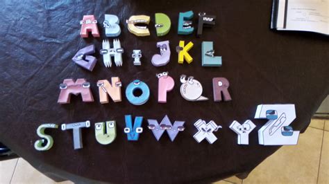 I made the Letters from alphabet lore in papercraft! what do ya think ...