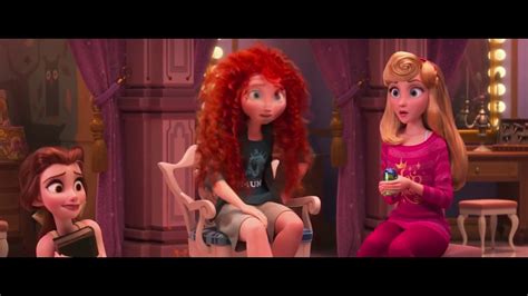 Disney Ralph breaks the internet Princess scene - YouTube