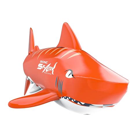 2.4G Remote Control Shark Toy 1:18 Scale High Simulation Shark Shark for Swimming Pool Bathroom ...