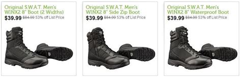 Original S.W.A.T. Tactical Boots - $39.99 ($6 flat S/H or Free shipping ...