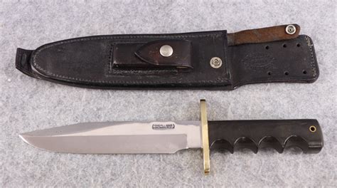 Randall Model 14 Attack Fixed Blade Knife - Black Sheath