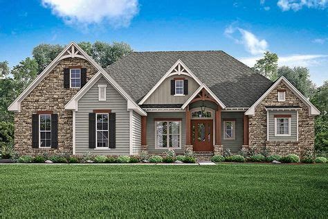 House Plan 041-00152 - Craftsman Plan: 2,597 Square Feet, 3 Bedrooms, 2.5 Bathrooms | Craftsman ...