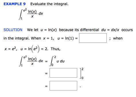 Solved EXAMPLE 9 Evaluate the integral. SOLUTION we let | Chegg.com