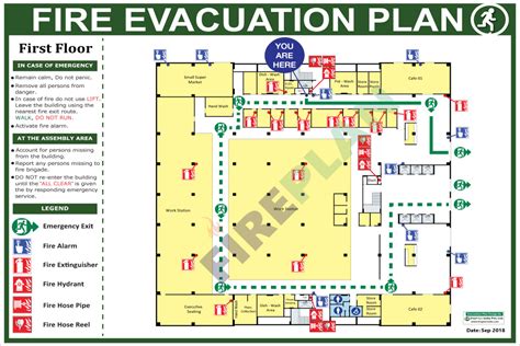 Typical Fire Evacuation Plan - Design Talk