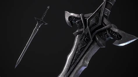 ArtStation - Royal knight sword | Medieval dark fantasy weapon | Game ...