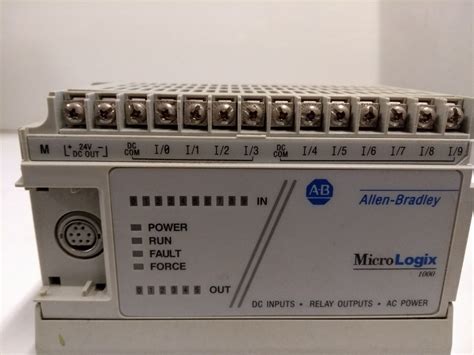 Plc Allen-bradley Micrologix 1000 1761-l16bwa - $ 12,800.00 en Mercado ...