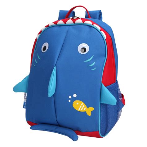 Buy (Shark-Safer Reflective Fins) - Yodo Little Kids School Bag Pre-K Toddler Backpack - Name ...