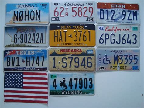 USA State license plates - Catawiki