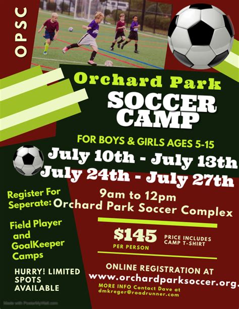 Orchard Park Soccer Club » OPSC Summer Soccer Camps 2023