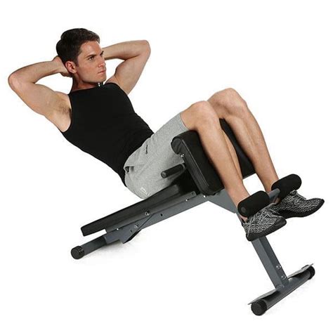 Pro Ab weight bench Health Fitness Stamina Core Strength and Hyper Bench flat to a 30° decline ...