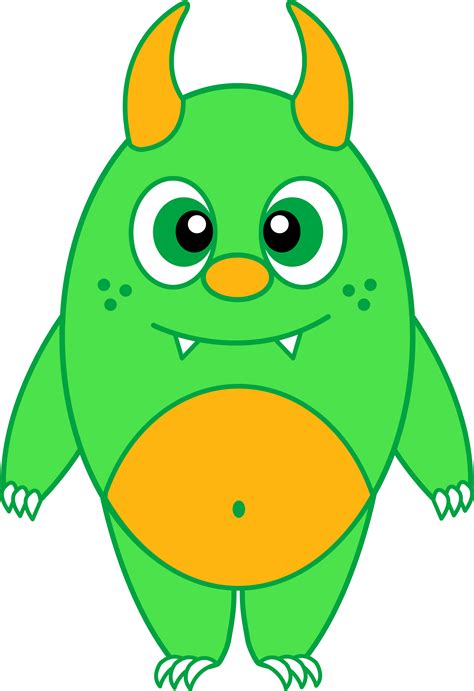 Cute Cartoon Monster - ClipArt Best