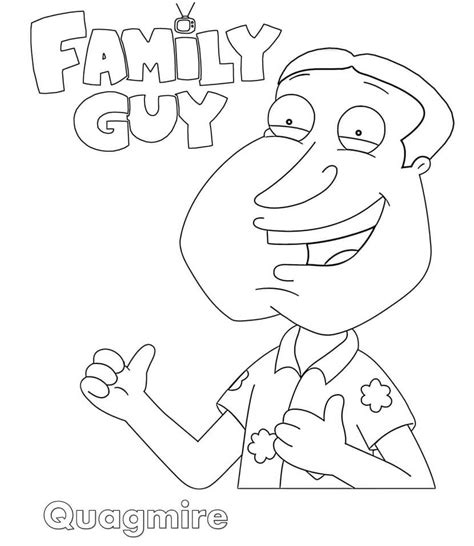 Family Guy Coloring Pages - Free Printable Coloring Pages for Kids