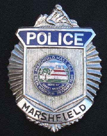 Marshfield PD MA 1 | Fire badge, Police badge, Police