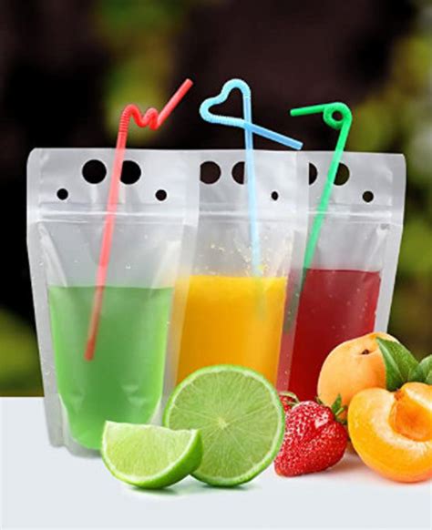 Adult Capri Sun, Reusable Drink Pouches With Straw, Custom Drink Pouches, Adult Drinks, Booze ...