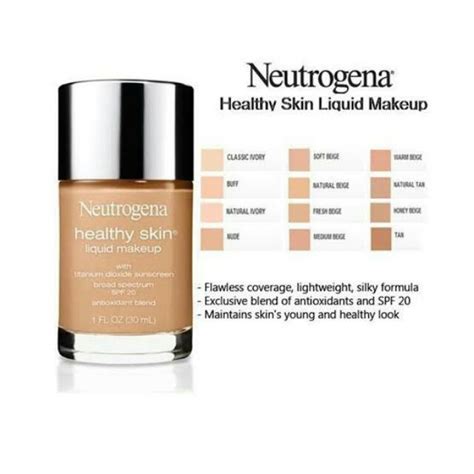 Neutrogena Healthy Skin Liquid Makeup Shades | Saubhaya Makeup