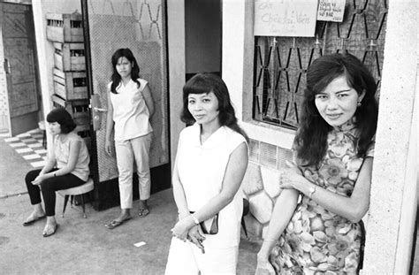 Vietnam War 1967 - Vung Tau | Vietnamese girls stand outside… | Flickr