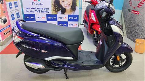 2022 New TVS Jupiter 125 CC blue colour details) review Price 🙏 ) Honda ...