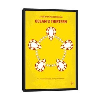 iCanvas "Ocean's Thirteen Minimal Movie Poster" by Chungkong Framed Canvas Print - Bed Bath ...