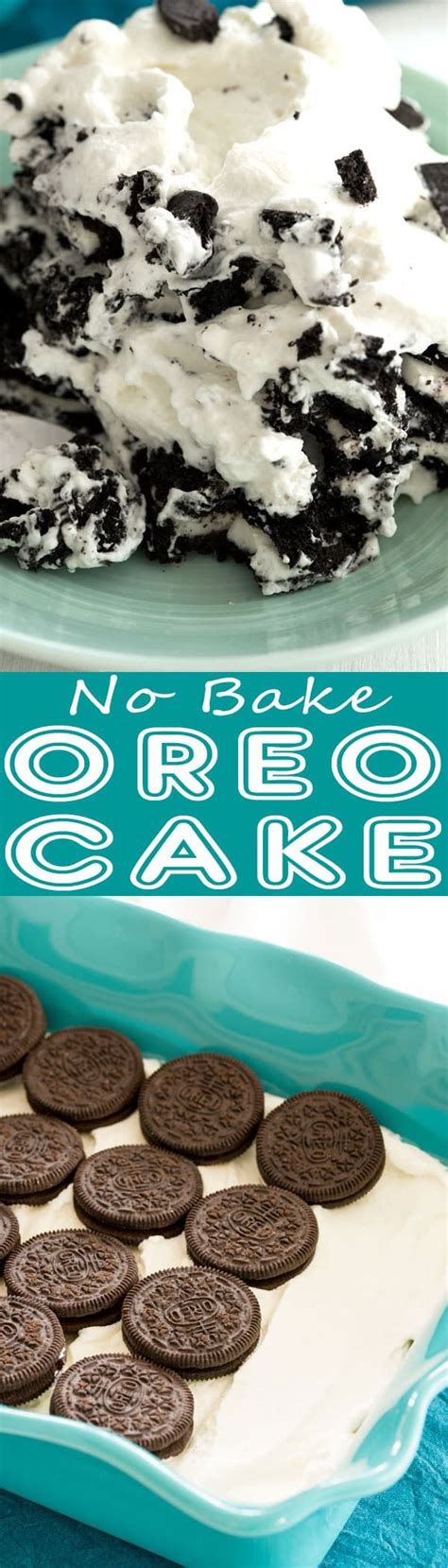 Heavenly Oreo Icebox Cake - an easy no bake Oreo dessert recipe with ...