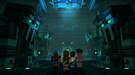 Minecraft Story Mode Season 2 Sea Temple Interior - Marooners' Rock