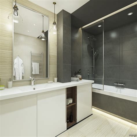 Modern Small Bathroom Designs Combined With Variety of Tile Backsplash Decor Looks So Modern ...