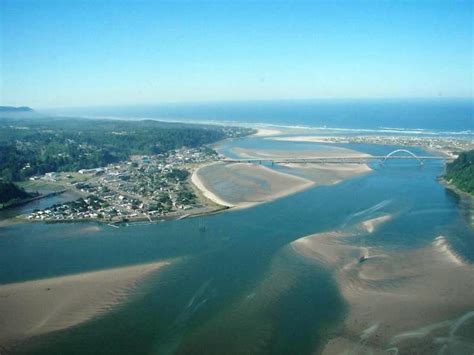 Waldport, Oregon is a nice little town on the Alsea River bay.