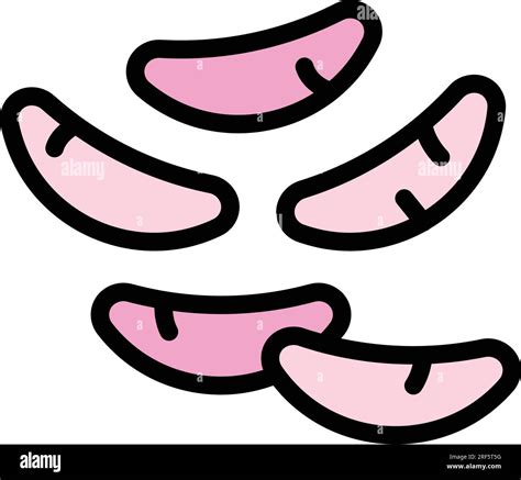 Jelly bean icon outline vector. Fish gum. Candy shiny color flat Stock Vector Image & Art - Alamy